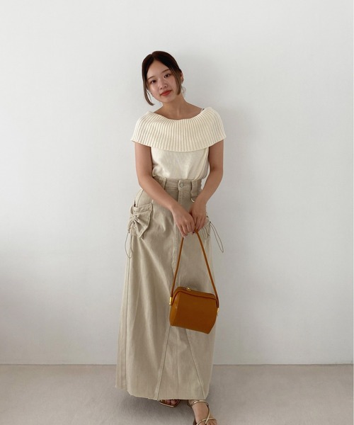 Olu.（オルドット）の「ミニスクエアバッグ（ショルダーバッグ・レディース・ブラック/キャメル/ホワイト・FREE）」の18枚目の写真