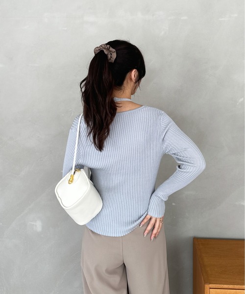 Olu.（オルドット）の「ミニスクエアバッグ（ショルダーバッグ・レディース・ブラック/キャメル/ホワイト・FREE）」の7枚目の写真