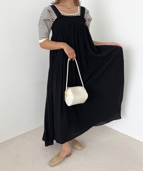 Olu.（オルドット）の「ミニスクエアバッグ（ショルダーバッグ・レディース・ブラック/キャメル/ホワイト・FREE）」の12枚目の写真