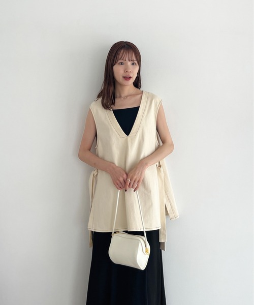 Olu.（オルドット）の「ミニスクエアバッグ（ショルダーバッグ・レディース・ブラック/キャメル/ホワイト・FREE）」の13枚目の写真