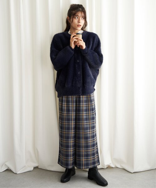 【セール】フェザーヤーンニットジャケット（ブルゾン）｜LBC（エルビーシー）