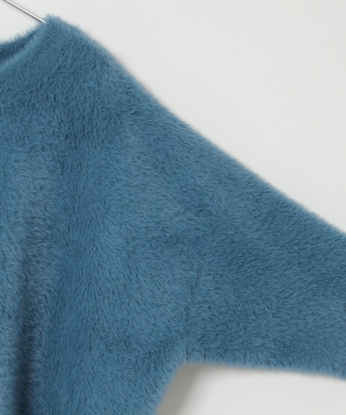 【セール】フェザーヤーンニットジャケット（ブルゾン）｜LBC（エルビーシー）