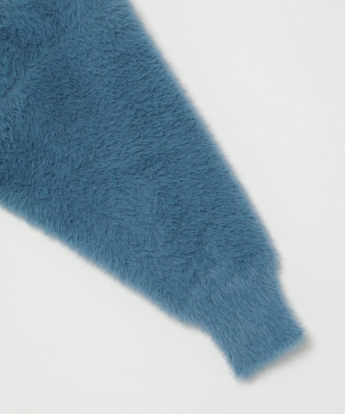 【セール】フェザーヤーンニットジャケット（ブルゾン）｜LBC（エルビーシー）