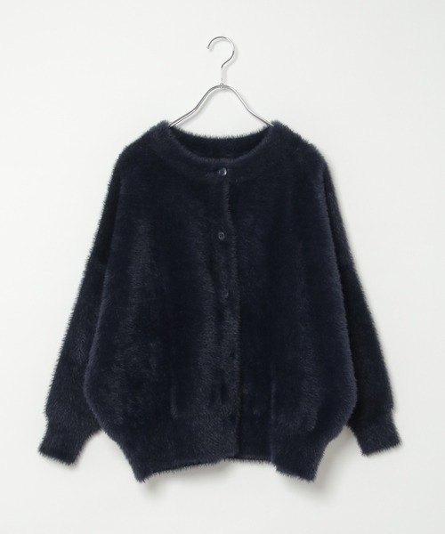 【セール】フェザーヤーンニットジャケット（ブルゾン）｜LBC（エルビーシー）