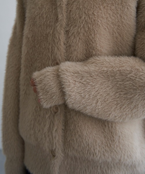 【セール】フェザーヤーンニットジャケット（ブルゾン）｜LBC（エルビーシー）