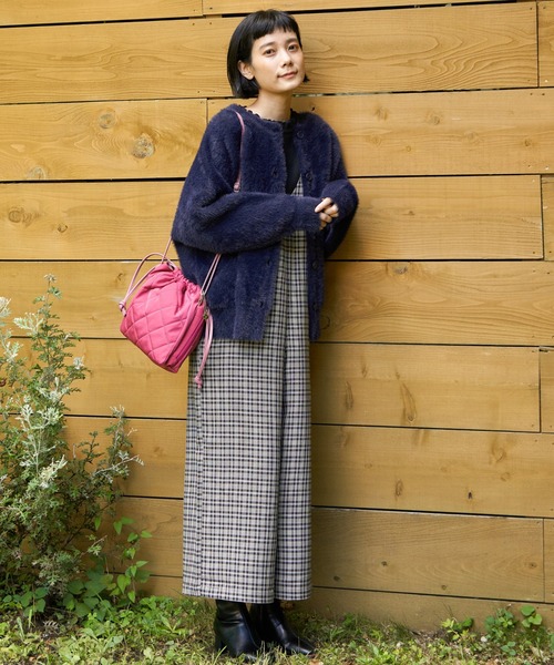 【セール】フェザーヤーンニットジャケット（ブルゾン）｜LBC（エルビーシー）