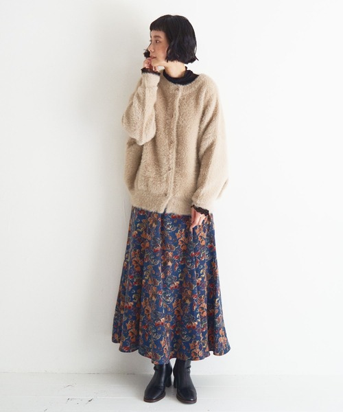 【セール】フェザーヤーンニットジャケット（ブルゾン）｜LBC（エルビーシー）