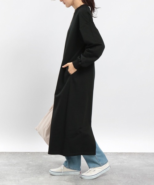 GLOBAL WORK Smile Seed Store（グローバルワーク スマイルシードストア）の「スウェットワンピース/970408（ワンピース・レディース・グレー系その他/モカ/ブラック/ダークグレー・LARGE/MEDIUM/SMALL）」の7枚目の写真