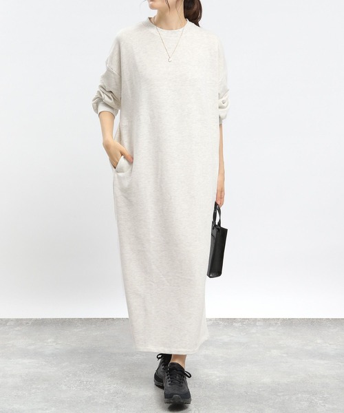 GLOBAL WORK Smile Seed Store（グローバルワーク スマイルシードストア）の「スウェットワンピース/970408（ワンピース・レディース・グレー系その他/モカ/ブラック/ダークグレー・LARGE/MEDIUM/SMALL）」の14枚目の写真