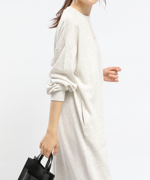 GLOBAL WORK Smile Seed Store（グローバルワーク スマイルシードストア）の「スウェットワンピース/970408（ワンピース・レディース・グレー系その他/モカ/ブラック/ダークグレー・LARGE/MEDIUM/SMALL）」の16枚目の写真