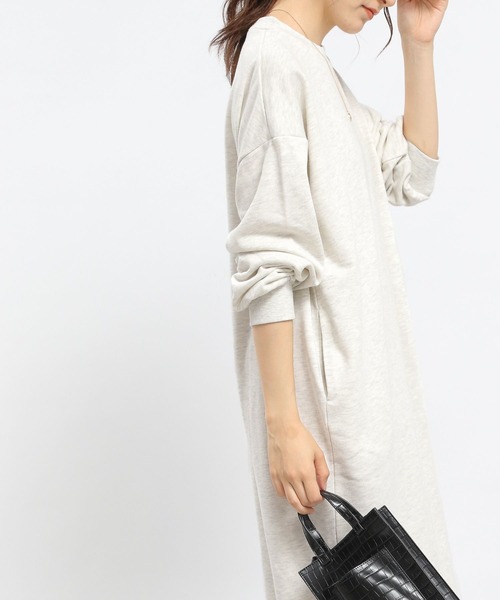 GLOBAL WORK Smile Seed Store（グローバルワーク スマイルシードストア）の「スウェットワンピース/970408（ワンピース・レディース・グレー系その他/モカ/ブラック/ダークグレー・LARGE/MEDIUM/SMALL）」の17枚目の写真