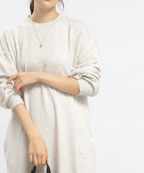 GLOBAL WORK Smile Seed Store（グローバルワーク スマイルシードストア）の「スウェットワンピース/970408（ワンピース・レディース・グレー系その他/モカ/ブラック/ダークグレー・LARGE/MEDIUM/SMALL）」の18枚目の写真
