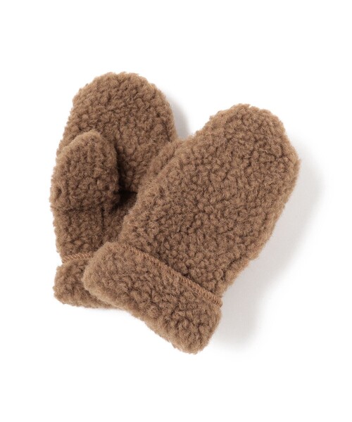 BEAMS BOY（ビームスボーイ）の「SHEEP by Sea × BEAMS BOY / 別注 Hooded Mittens 23FW（手袋・レディース・ライトブルー/ライトブラウン・ONE SIZE）」の3枚目の写真