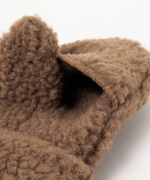 BEAMS BOY（ビームスボーイ）の「SHEEP by Sea × BEAMS BOY / 別注 Hooded Mittens 23FW（手袋・レディース・ライトブルー/ライトブラウン・ONE SIZE）」の6枚目の写真