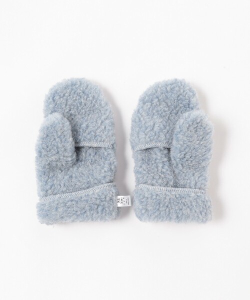 BEAMS BOY（ビームスボーイ）の「SHEEP by Sea × BEAMS BOY / 別注 Hooded Mittens 23FW（手袋・レディース・ライトブルー/ライトブラウン・ONE SIZE）」の8枚目の写真