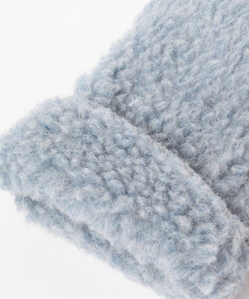 BEAMS BOY（ビームスボーイ）の「SHEEP by Sea × BEAMS BOY / 別注 Hooded Mittens 23FW（手袋・レディース・ライトブルー/ライトブラウン・ONE SIZE）」の9枚目の写真