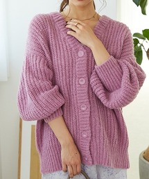 Vネックニットカーディガン MO33N01