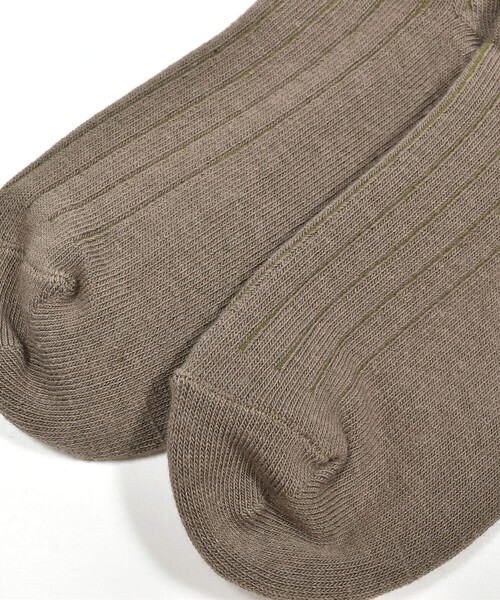 Tartine et Chocolat(タルティーヌエショコラ)の「【日本製】【お揃い】リボンロゴチャーム付きタイツ(80~140cm)(タイツ/ストッキング・キッズ・ベージュ/パープル・L/M/S/XS)」の7枚目の写真