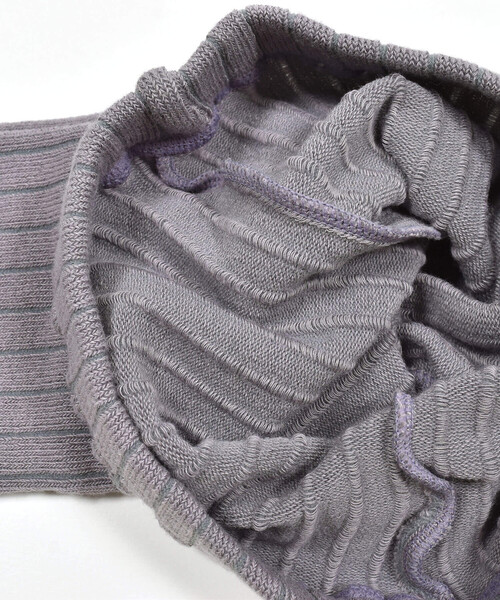 Tartine et Chocolat(タルティーヌエショコラ)の「【日本製】【お揃い】リボンロゴチャーム付きタイツ(80~140cm)(タイツ/ストッキング・キッズ・ベージュ/パープル・L/M/S/XS)」の14枚目の写真