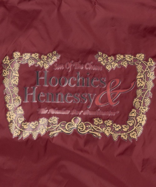 SON OF THE CHEESE(サノバチーズ)の「【SON OF THE CHEESE(サノバチーズ)】"Hoocies&Hennessy" Coach Jkt(ナイロンジャケット・メンズ・ホワイト/ワイン・LARGE/MEDIUM)」の10枚目の写真