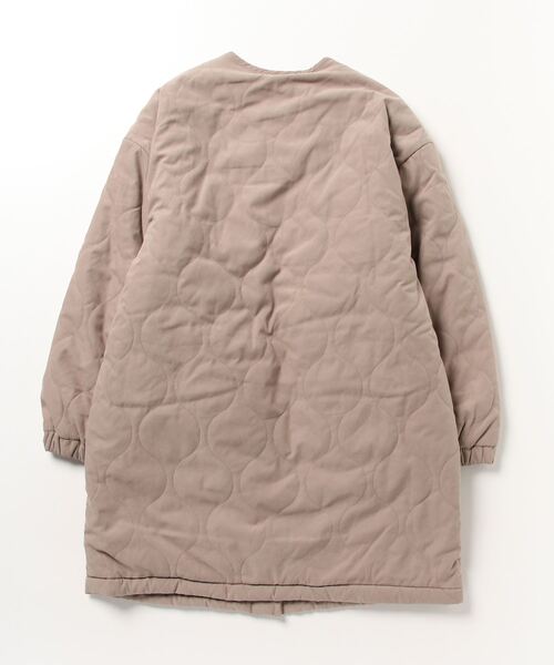 NAVY(ネイビー)の「NAVY ミリタリーコート 2WAY キルトジャケット(ミリタリージャケット・レディース・ブラック/オリーブ/モカ・L/M)」の12枚目の写真