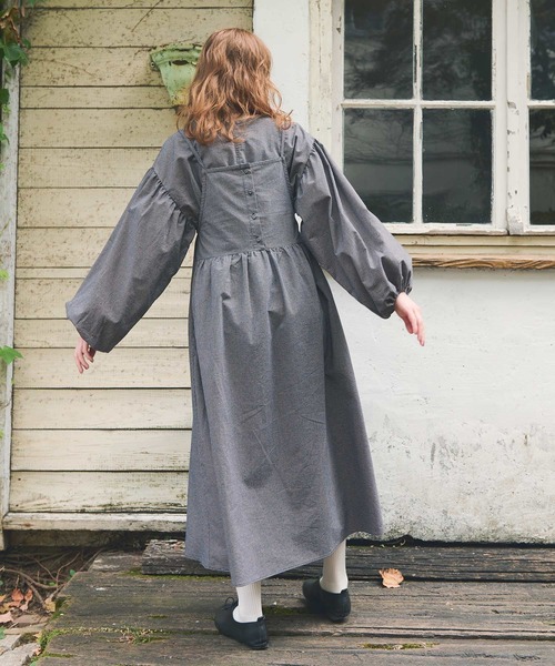 Crisp（クリスプ）の「2wayチェックエプロンワンピース（ワンピース