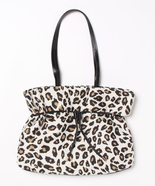 kakatoo（カカトゥ）の「カカトゥ kakatoo / パンプキントートバッグ（トートバッグ・レディース・ベージュ/レオパード・FREE）」の10枚目の写真