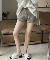 THE TOE　Châtelet Knit Pants　ニットショートパンツ ニットショートパンツ | レディースファッション通販 - DHOLIC