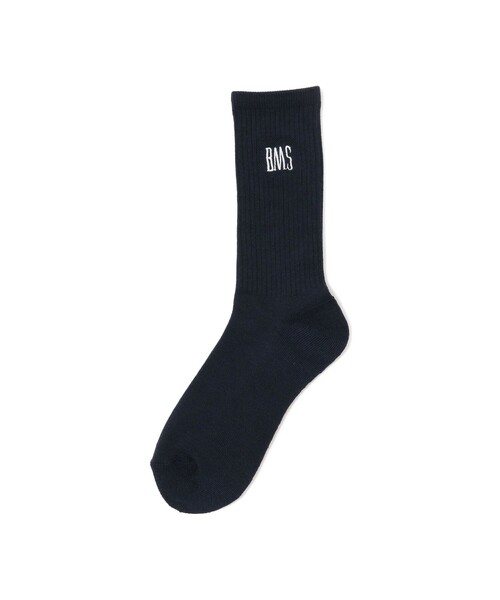 BEAMS(ビームス)の「BEAMS / BMSロゴ ソックス(ソックス/靴下・メンズ・ホワイト/ブラック/ネイビー/グレー・ONE SIZE)」の4枚目の写真