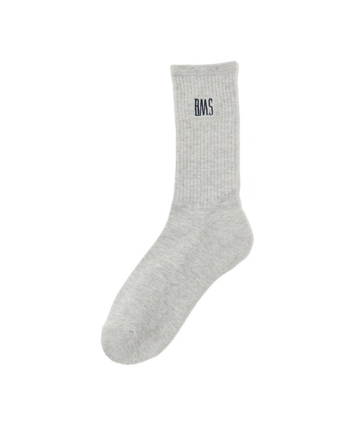 BEAMS(ビームス)の「BEAMS / BMSロゴ ソックス(ソックス/靴下・メンズ・ホワイト/ブラック/ネイビー/グレー・ONE SIZE)」の3枚目の写真