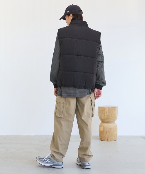 The unormwind（ザアンノームワインド）の「ドローコードツイルワイドストレートカーゴパンツ（カーゴパンツ・メンズ・ベージュ/オリーブ/ブラック・M/L/LL）」の10枚目の写真