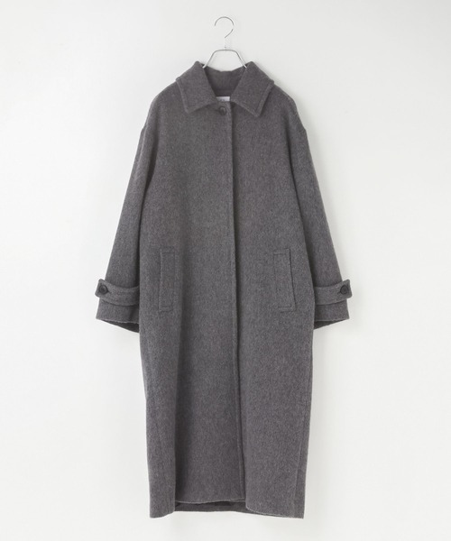 yuw（ユウ）の「スライバーステンカラーコート  989227（ステンカラーコート・レディース・ブラック/グレー・FREE）」の6枚目の写真
