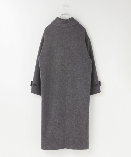 yuw（ユウ）の「スライバーステンカラーコート  989227（ステンカラーコート・レディース・ブラック/グレー・FREE）」の9枚目の写真