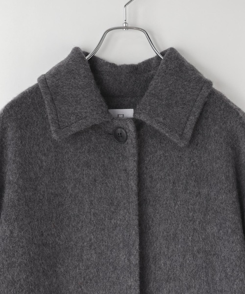 yuw（ユウ）の「スライバーステンカラーコート  989227（ステンカラーコート・レディース・ブラック/グレー・FREE）」の11枚目の写真