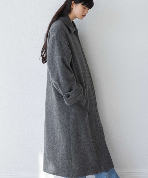 yuw（ユウ）の「スライバーステンカラーコート  989227（ステンカラーコート・レディース・ブラック/グレー・FREE）」の16枚目の写真