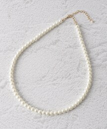 OPAQUE.CLIP | ガラスパールネックレス（ショート）/セレモニー対応(ネックレス)