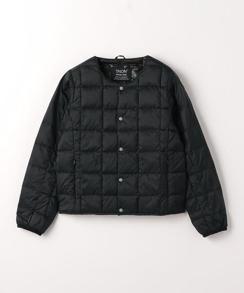 TAION（タイオン）の「＜TAION＞ボタン ジャケット 110cm-140cm（ダウンジャケット/コート・キッズ・ブラック/ダークグレー/ライトグレー/イエロー・110cm/140cm/120cm/130cm）」の2枚目の写真