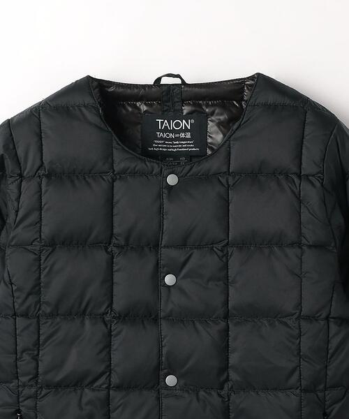 TAION（タイオン）の「＜TAION＞ボタン ジャケット 110cm-140cm（ダウンジャケット/コート・キッズ・ブラック/ダークグレー/ライトグレー/イエロー・110cm/140cm/120cm/130cm）」の15枚目の写真