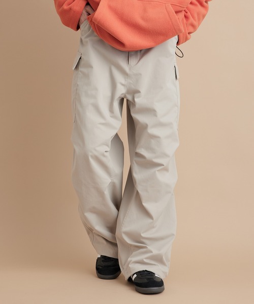 re_k by JUNRED（レクバイジュンレッド）の「re_k by JUNRED / ミニマルワイドカーゴパンツ（カーゴパンツ・メンズ・ブラック/ライトグレー/カーキ・S/M/L）」の9枚目の写真