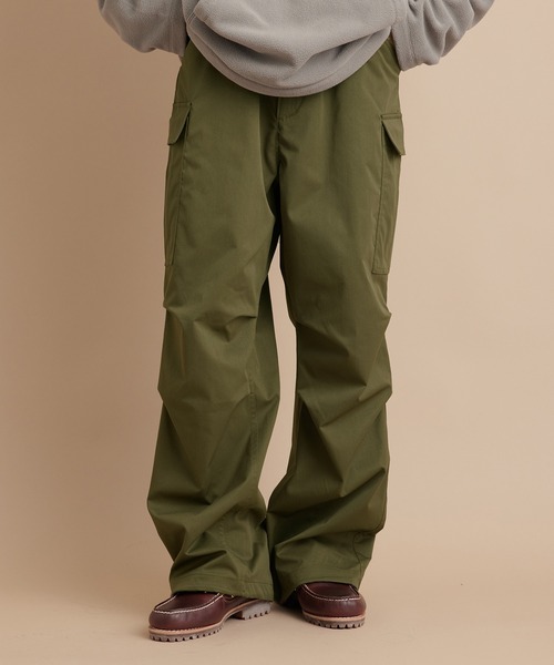 re_k by JUNRED（レクバイジュンレッド）の「re_k by JUNRED / ミニマルワイドカーゴパンツ（カーゴパンツ・メンズ・ブラック/ライトグレー/カーキ・S/M/L）」の14枚目の写真