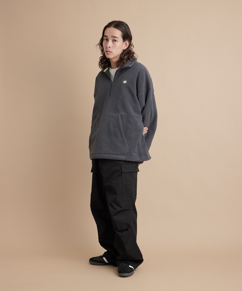 re_k by JUNRED（レクバイジュンレッド）の「re_k by JUNRED / ミニマルワイドカーゴパンツ（カーゴパンツ・メンズ・ブラック/ライトグレー/カーキ・S/M/L）」の18枚目の写真