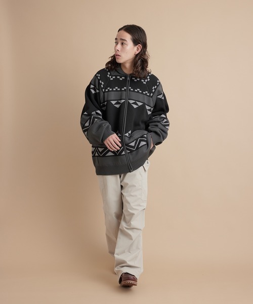 re_k by JUNRED（レクバイジュンレッド）の「re_k by JUNRED / ミニマルワイドカーゴパンツ（カーゴパンツ・メンズ・ブラック/ライトグレー/カーキ・S/M/L）」の10枚目の写真