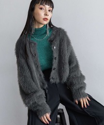 HARE | 2WAYロングシャギーカーディガン(HARE)(カーディガン/ボレロ)