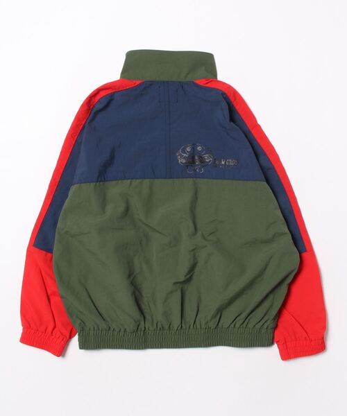 GROOVY COLORS(グルービーカラーズ)の「ナイロンタフタジップジャケット(ブルゾン・キッズ・グリーン・140/130)」の2枚目の写真