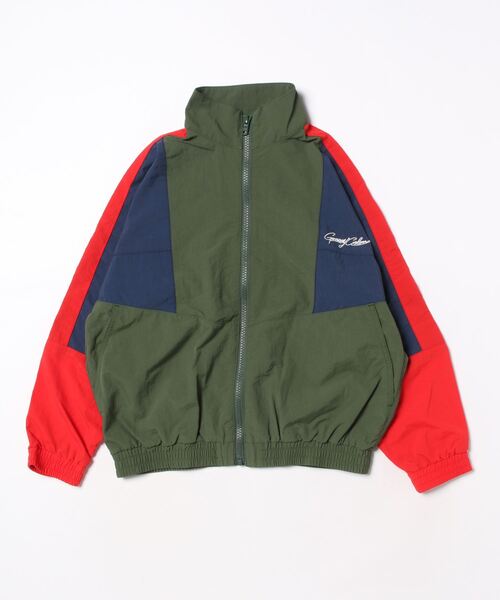 GROOVY COLORS(グルービーカラーズ)の「ナイロンタフタジップジャケット(ブルゾン・キッズ・グリーン・140/130)」の4枚目の写真