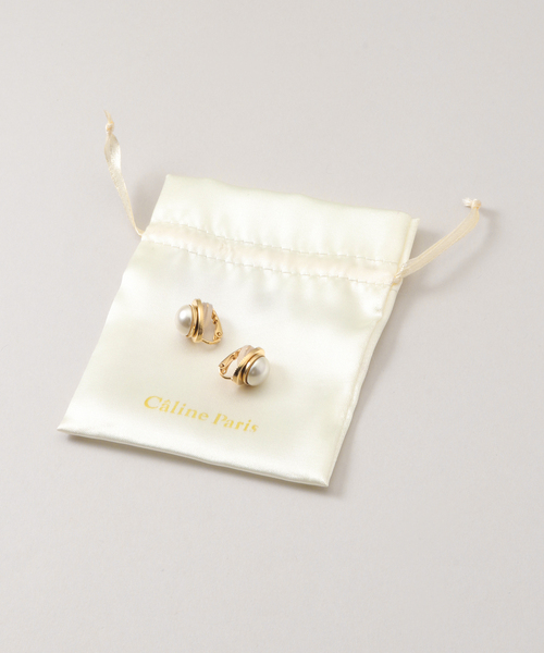 La TOTALITE（ラトータリテ）の「【CALINE PARIS/カリーヌ パリ】パールイヤリング（イヤリング・レディース・ゴールド・FREE）」の5枚目の写真