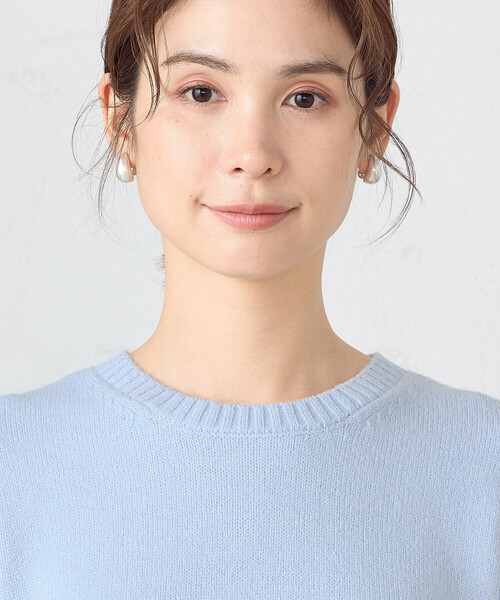 COMME CA ISM(コムサイズム)の「【good price】1枚で華やか!!カラーニット(ニット/セーター・レディース・ホワイト/グレー/ピンク/サックスブルー/チャコール・MEDIUM/LARGE)」の19枚目の写真