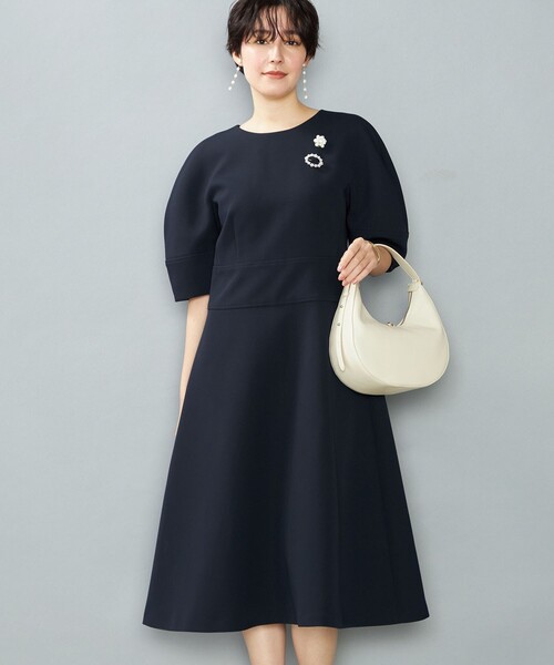 ✨美品✨ノーリーズ ウォッシャブルフィット フレアワンピース 24ss 38 新品 ノーリーズ NOLLEY'S ウォッシャブルフィット&フレア