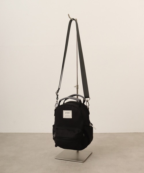 anello（アネロ）の「analloGRANDE anello GRANDE　motte 2WAYナノショルダーバッグ（ショルダーバッグ・レディース・ブラック/ベージュ/グレー/ブルーグレー・FREE）」の5枚目の写真