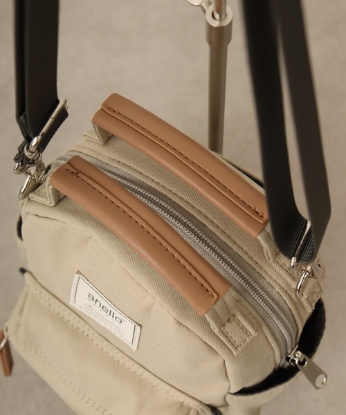 anello（アネロ）の「analloGRANDE anello GRANDE　motte 2WAYナノショルダーバッグ（ショルダーバッグ・レディース・ブラック/ベージュ/グレー/ブルーグレー・FREE）」の12枚目の写真